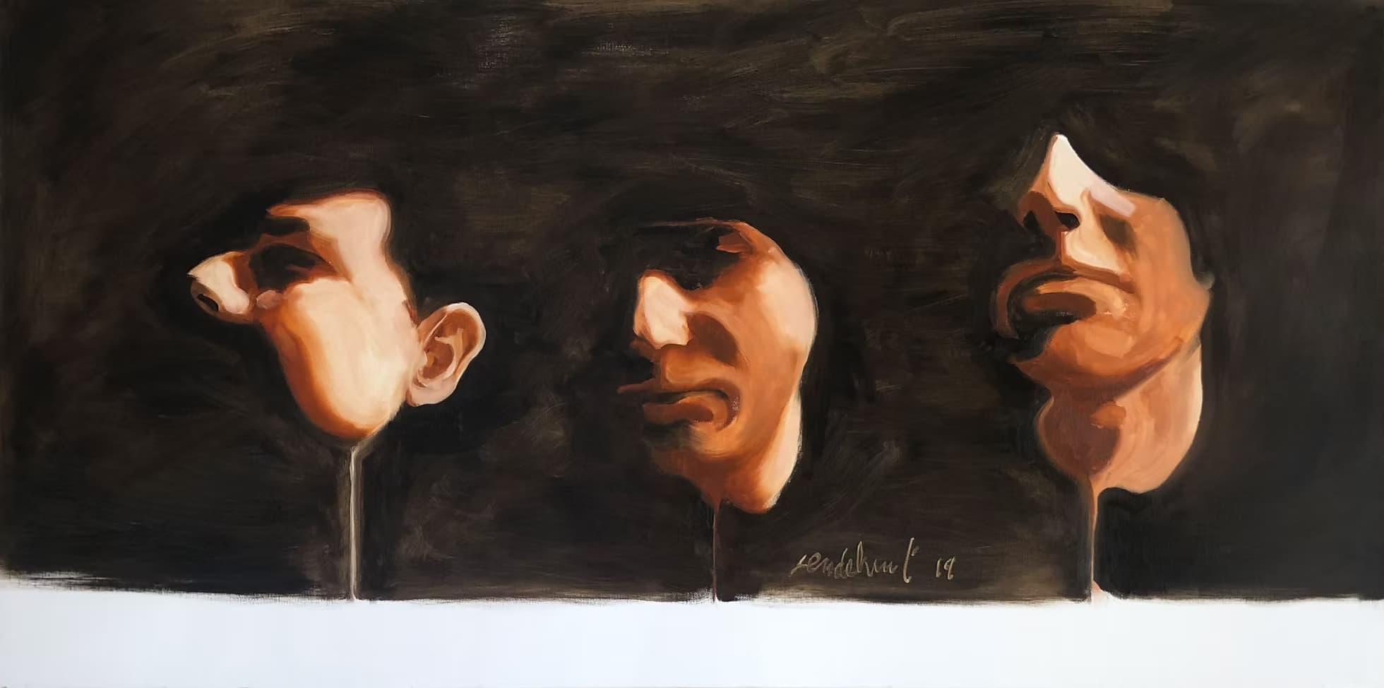étude ponctuée pour un portrait